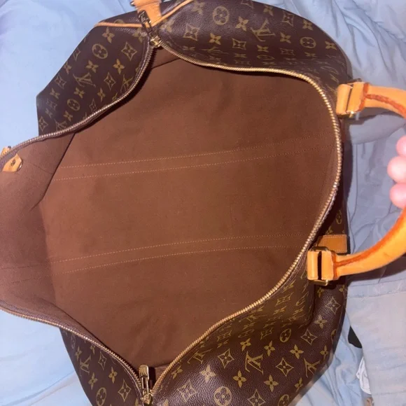 Louis Vuitton Keepall 50 Monogram Brown and Tan Duffel Bag with Monogram - Picture 8 of 9